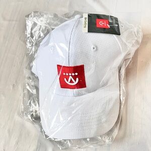 AirGolfing Professional Performance Golf Hat White adjustable Anti-UV New